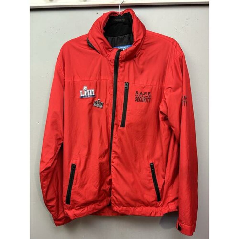 NFL Safe Management SecurIty SUPER BOWL LIII Windbreaker Jacket Small‎ Atlanta